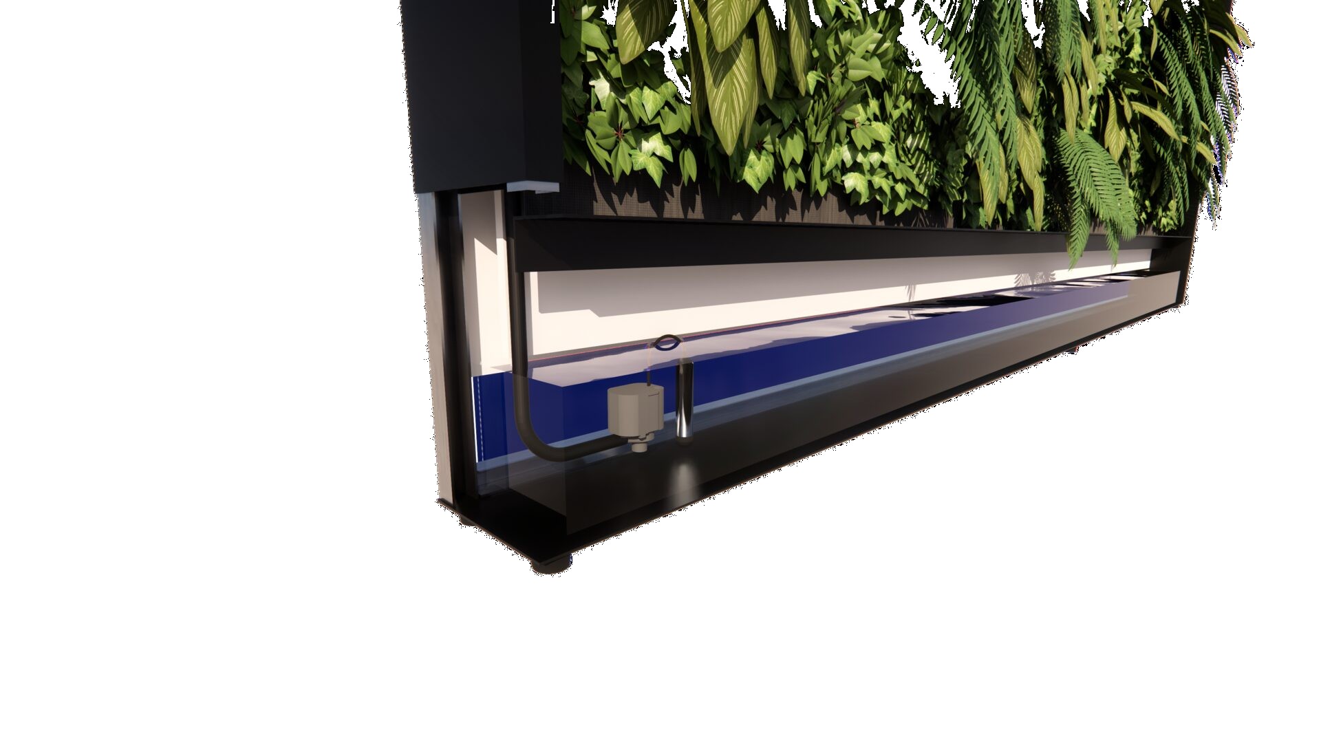 Système d'irrigation autonome du mur végétal sans fixation