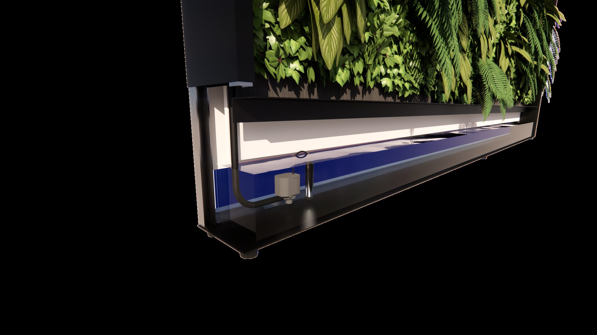 Système d'irrigation autonome du mur végétal sans fixation