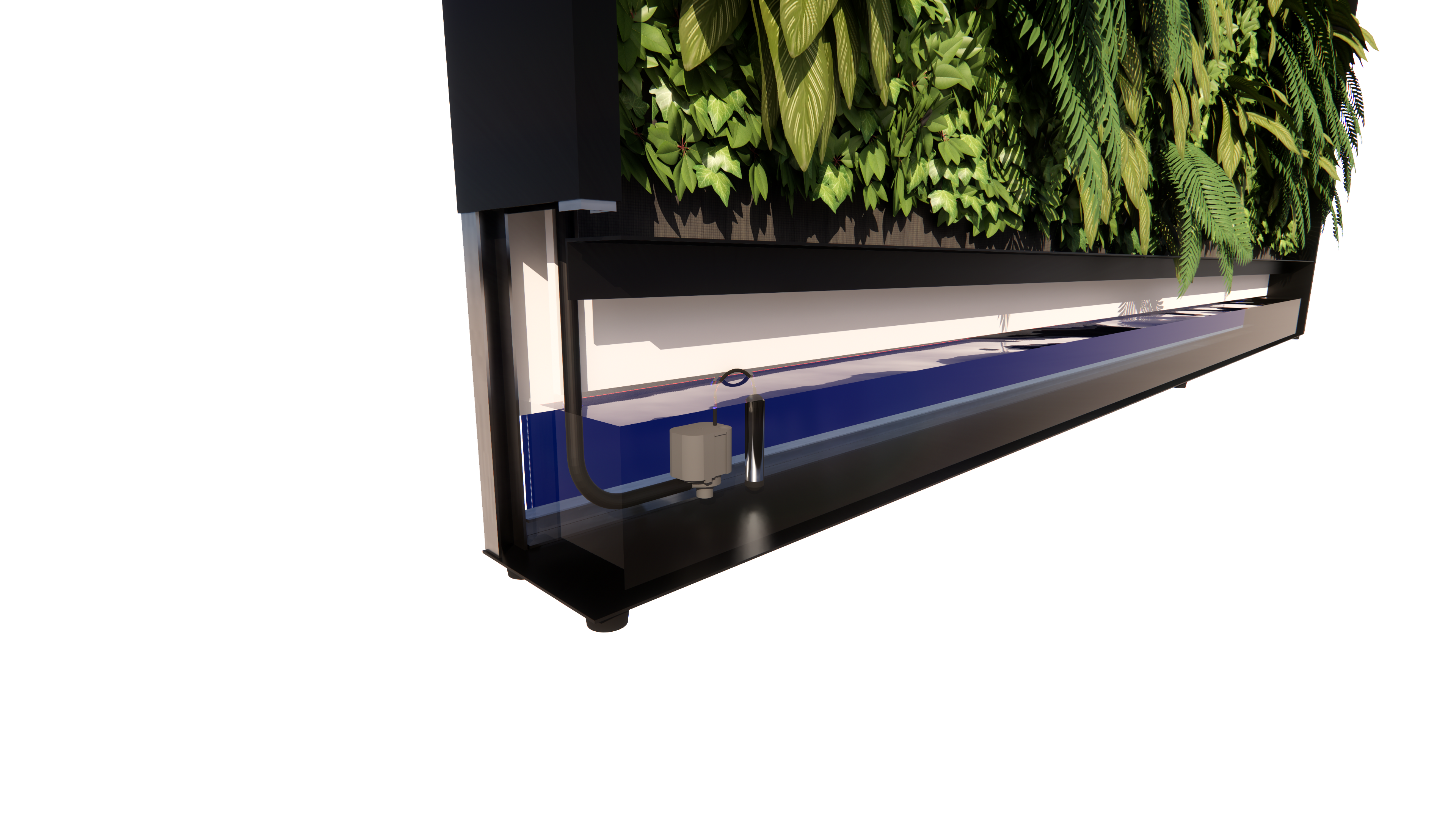 Système d'irrigation autonome du mur végétal sans fixation
