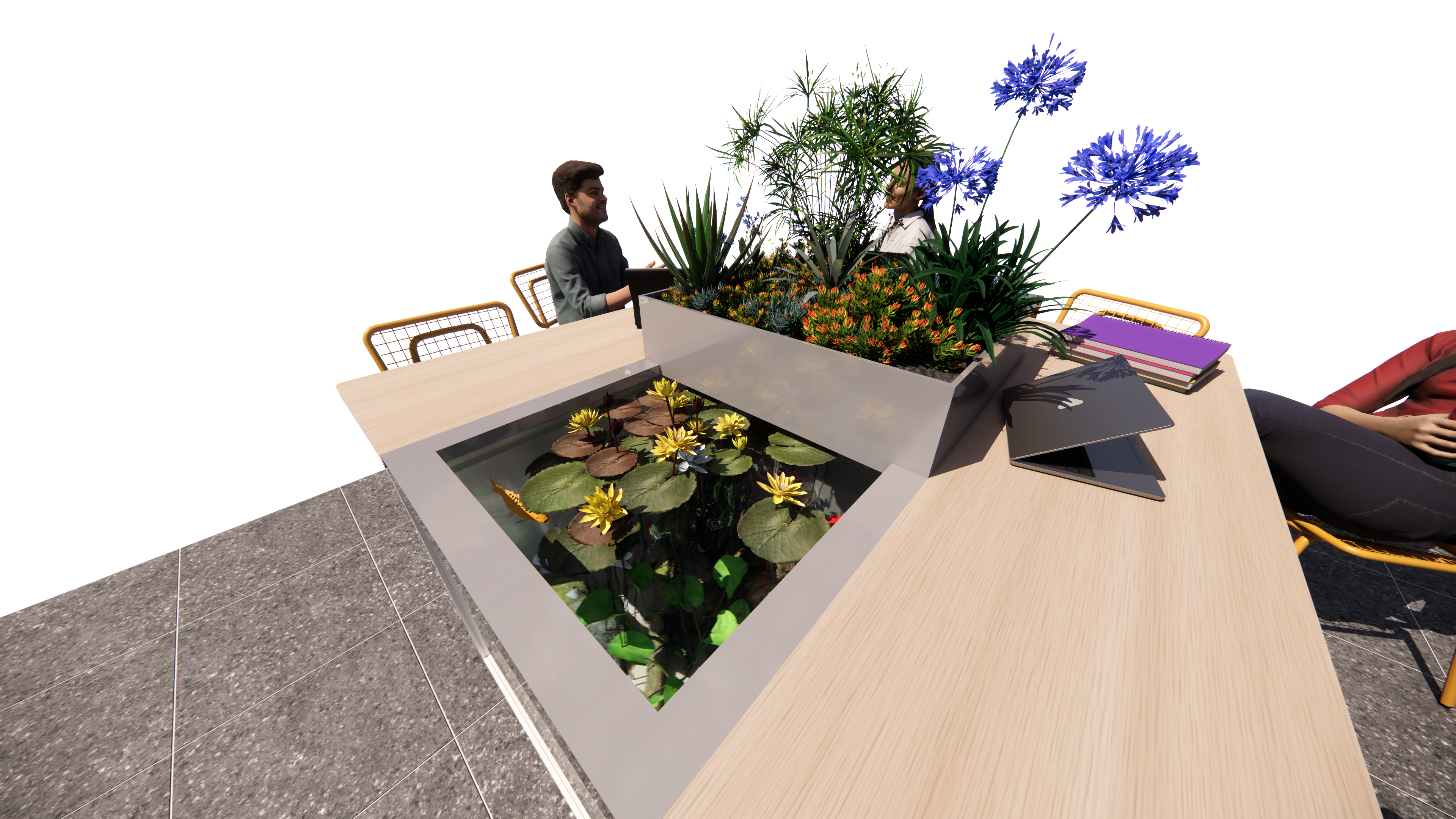 Mobilier Vivant — détail végétal
