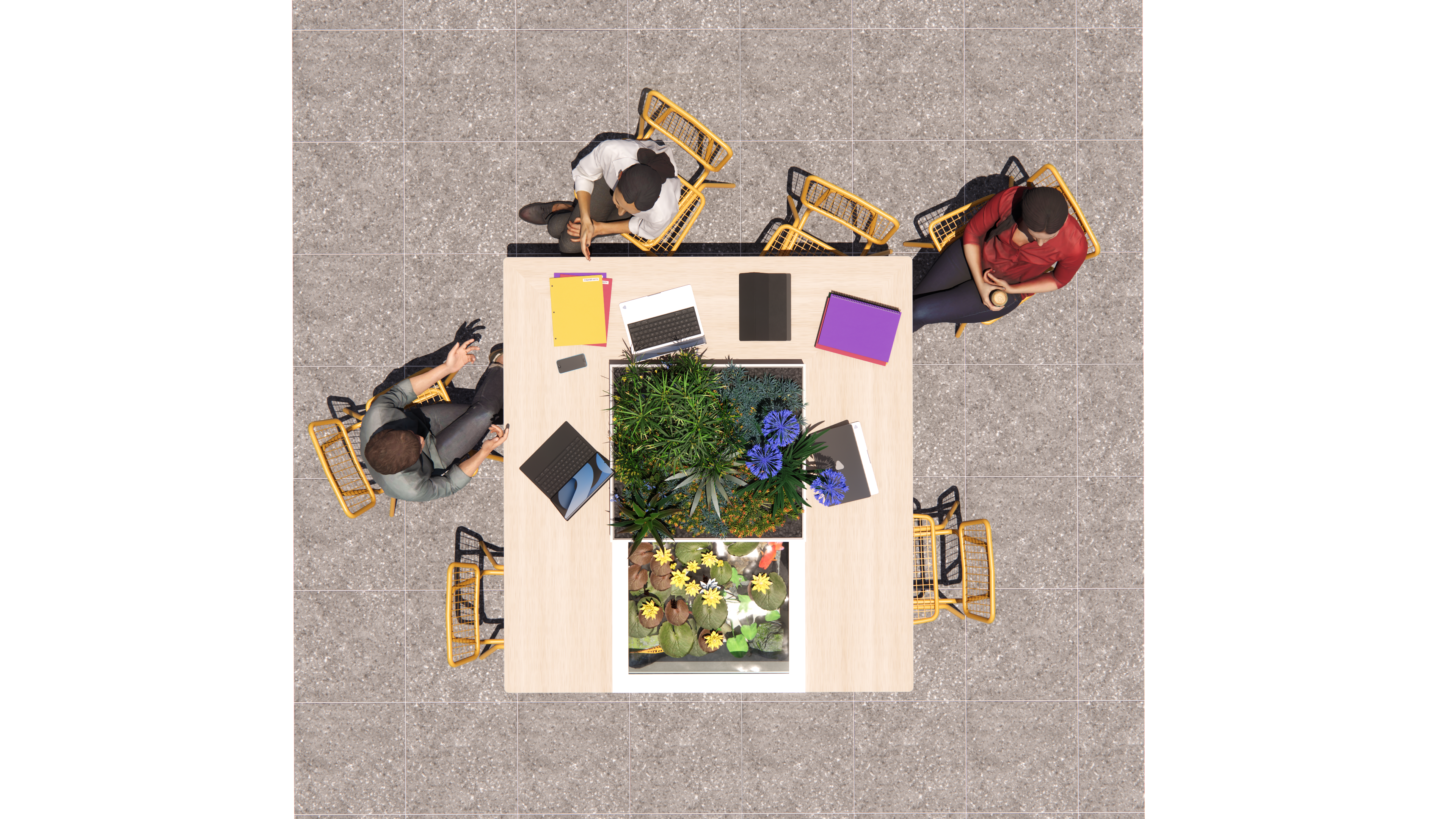Jardin potager du Mobilier Vivant