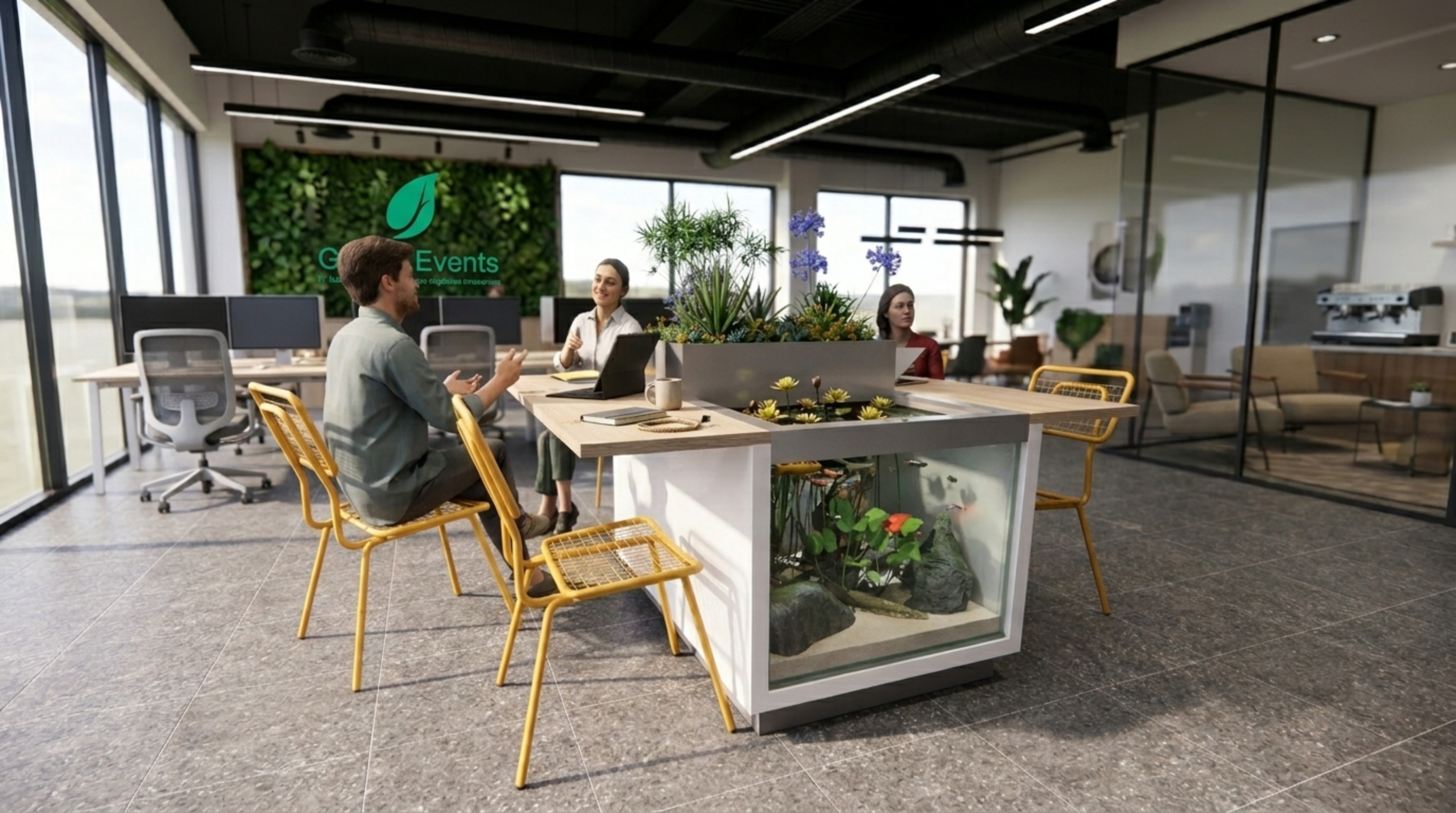 Plan de travail du Mobilier Vivant