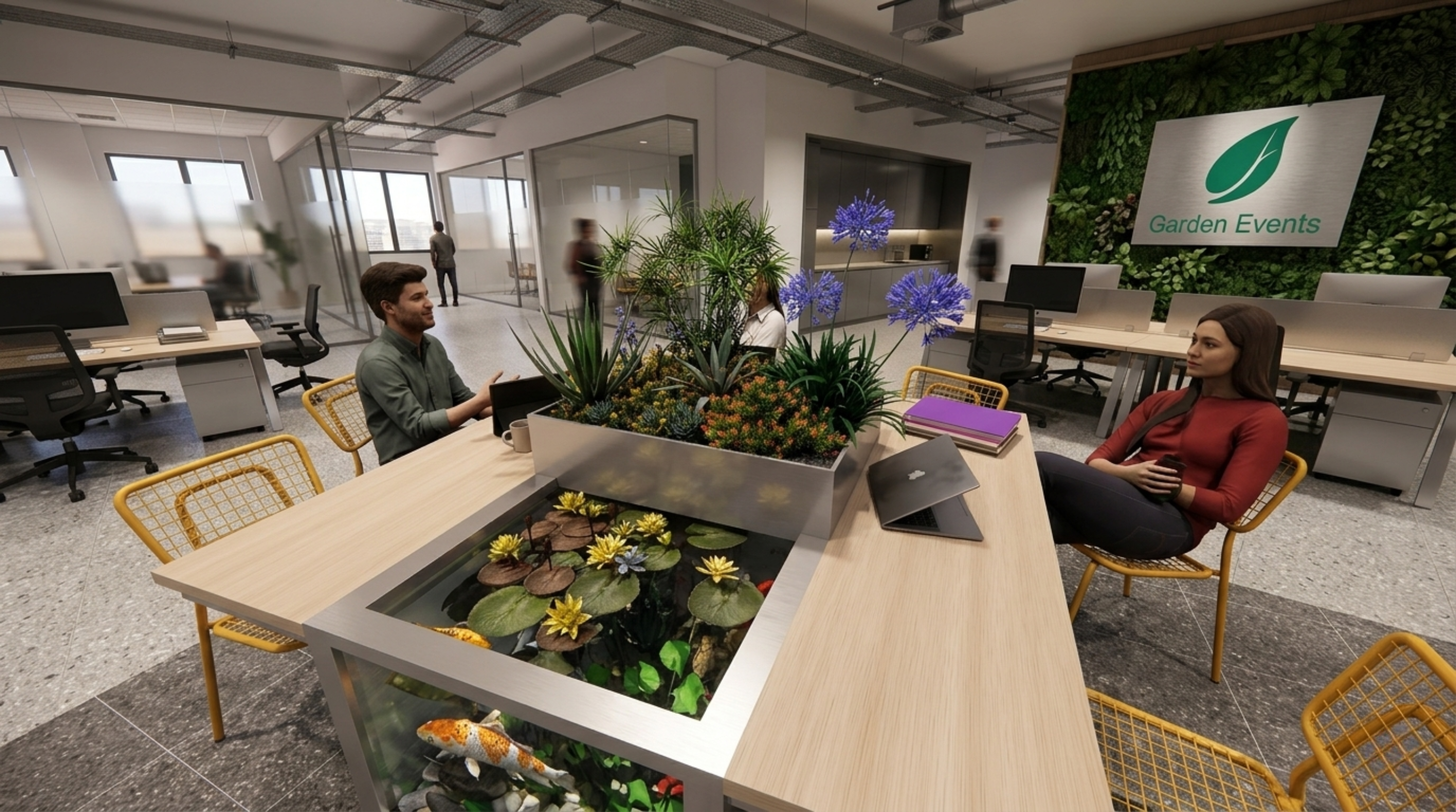 Mobilier Vivant en espace partagé